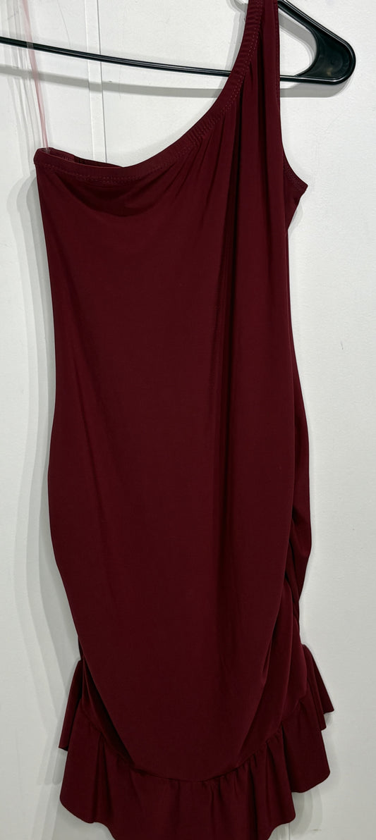 Cheryl One Strap Ruffle Dress