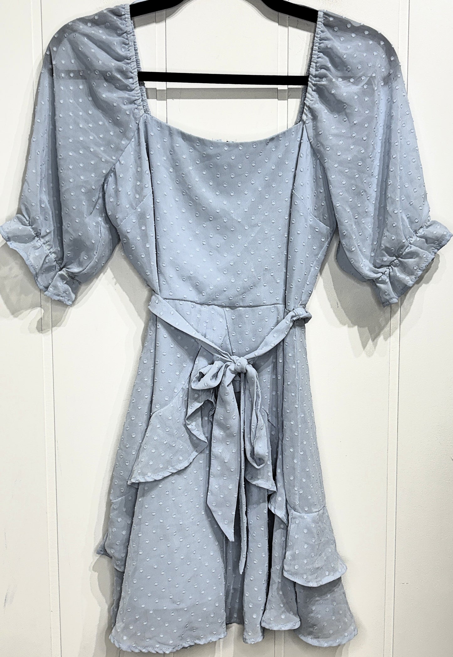 Mi Ami Textured Dress w/Belt