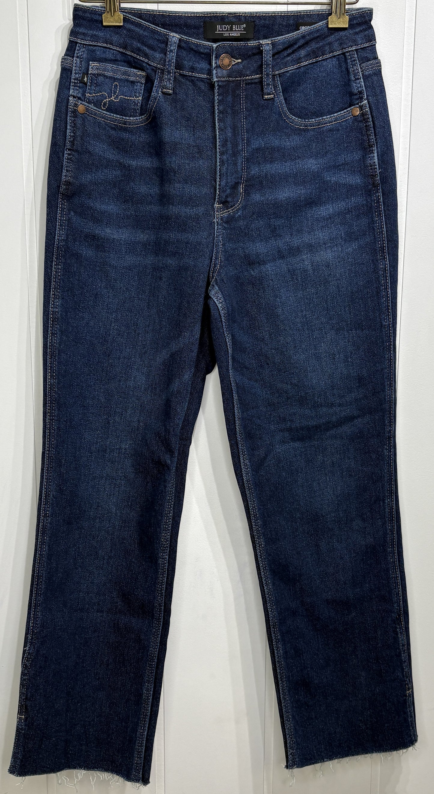 Judy Blue Cropped Straight Jeans