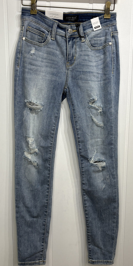 Judy Blue Ripped Skinny Jeans