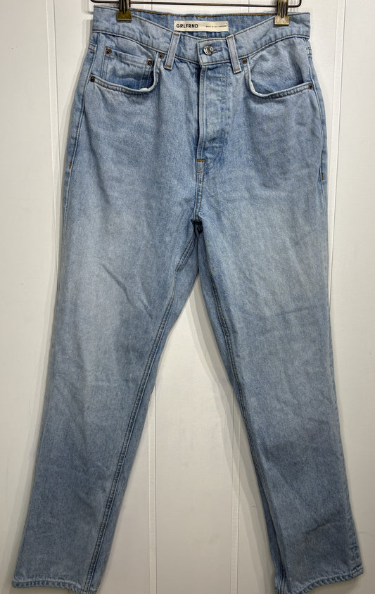 GRLFRND Mid-rise Straight Jeans