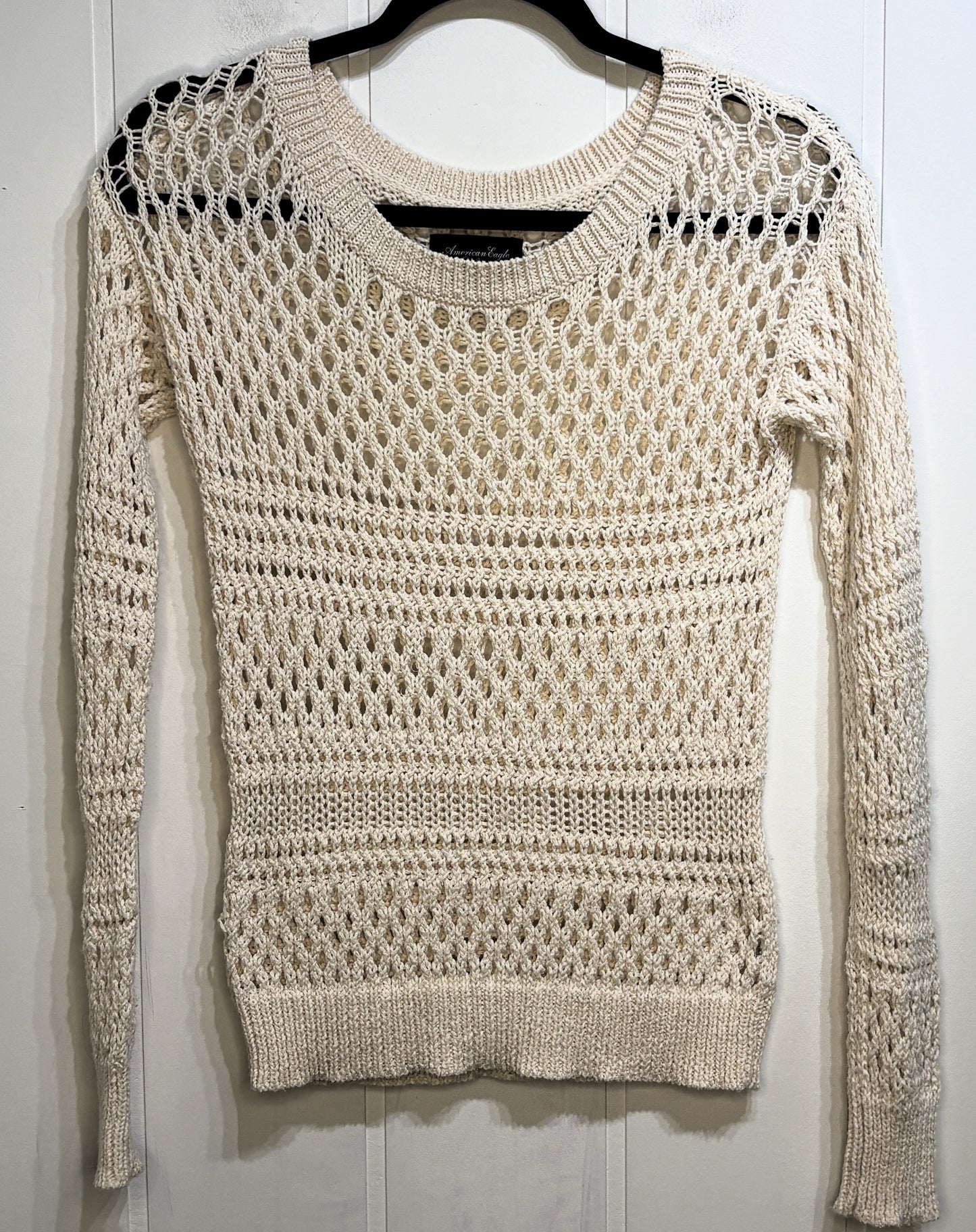 AEO Crochet LS Sweater