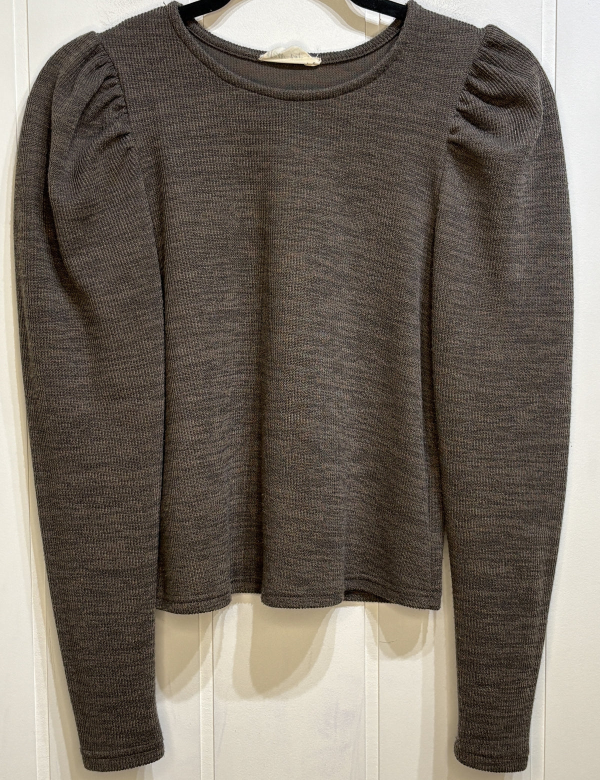 New In Pleated Sleeve Sweater