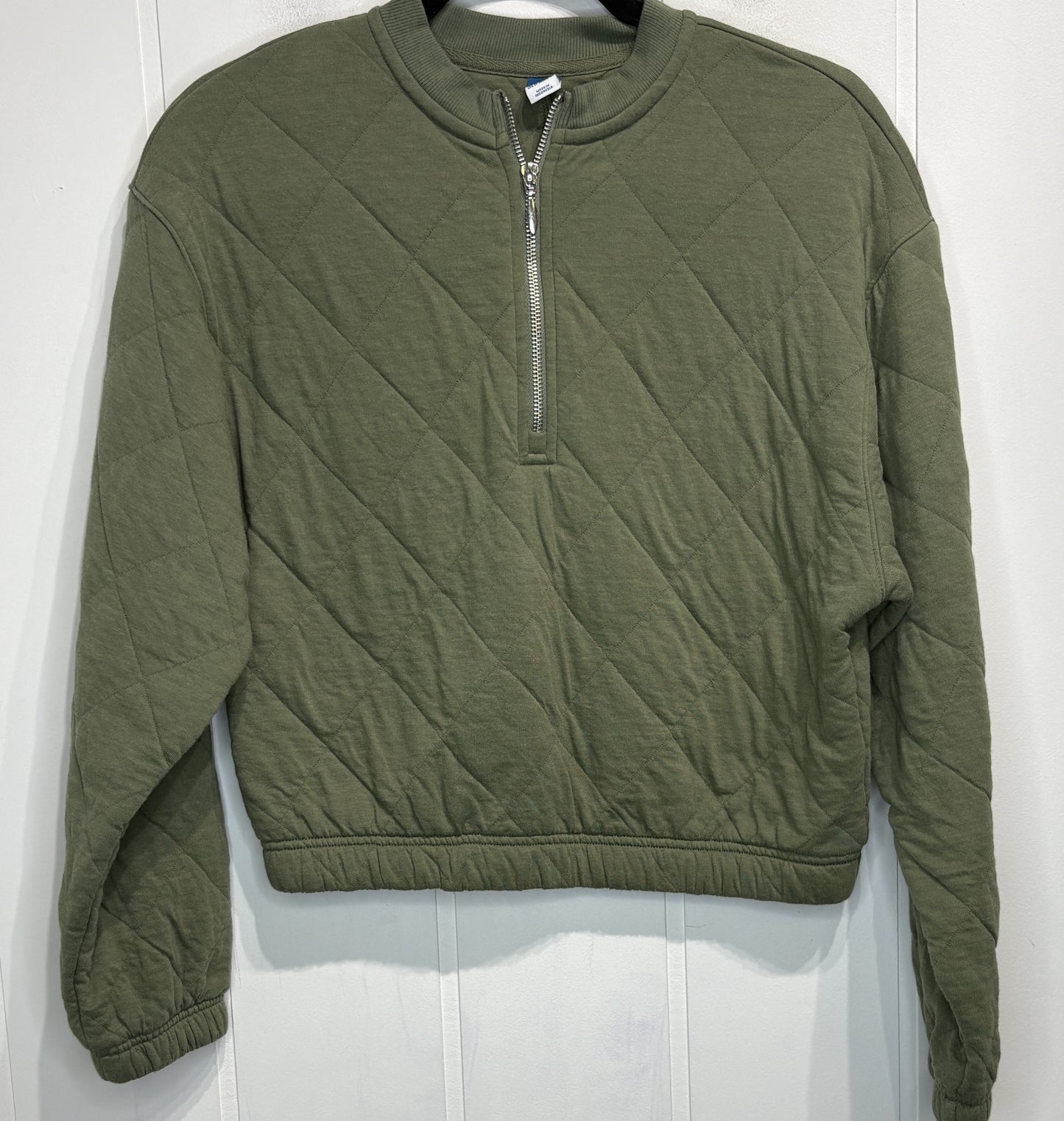 Old Navy Half Zip Crop Pullover Sweater