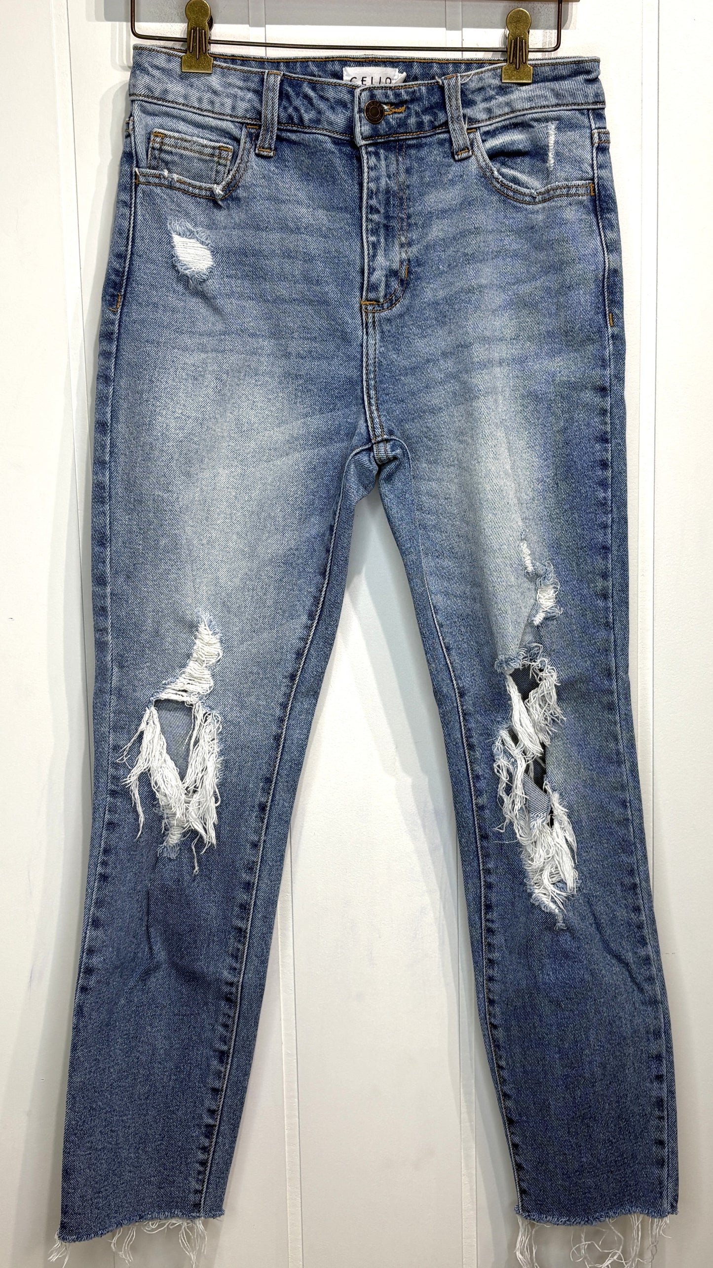 Cello Distressed Denim Jeans