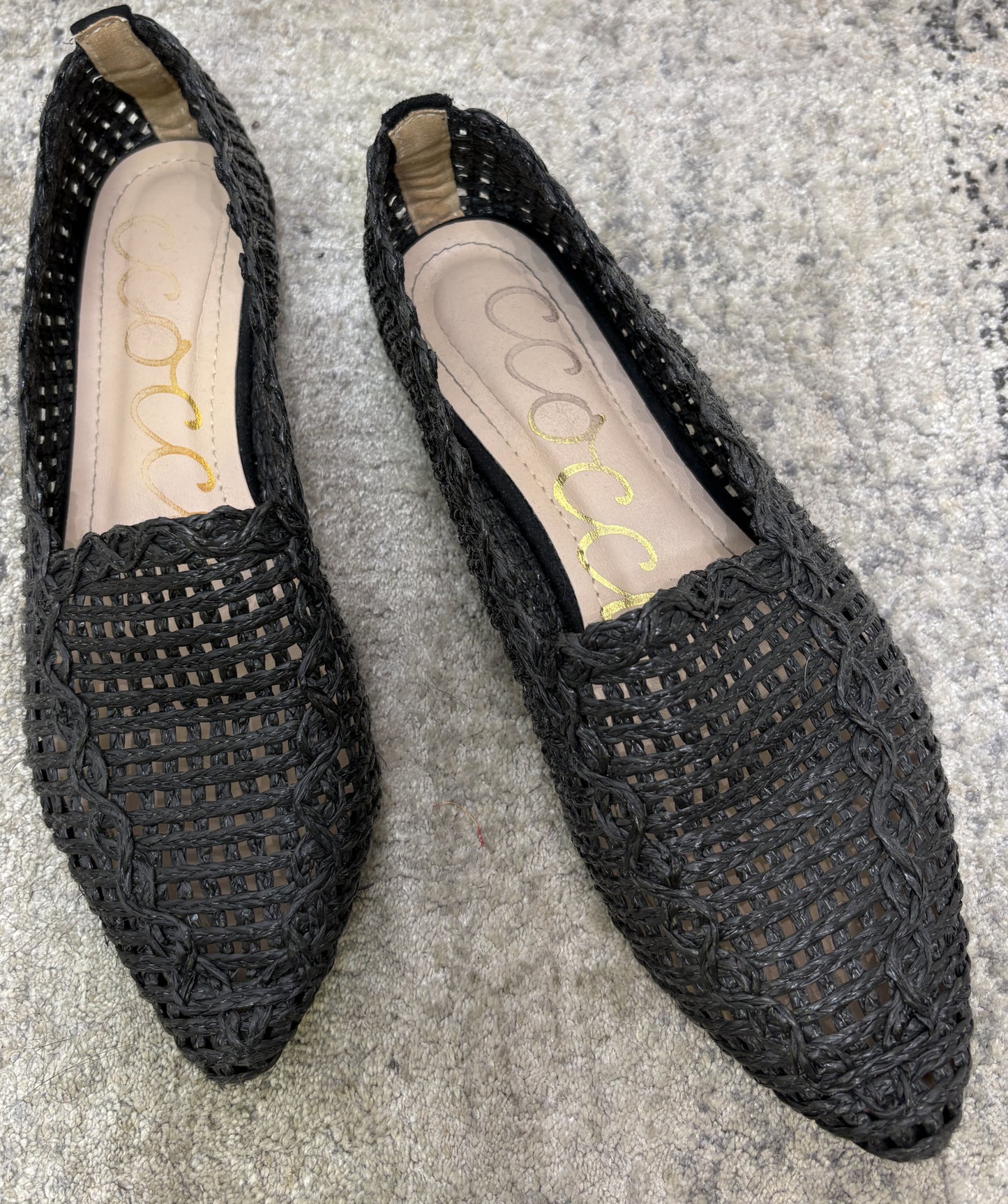 Ccocci Woven Pointed Toe Flats