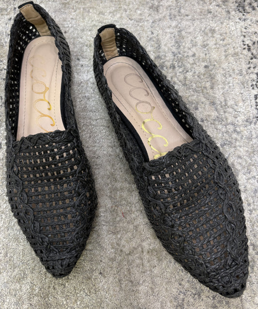 Ccocci Woven Pointed Toe Flats