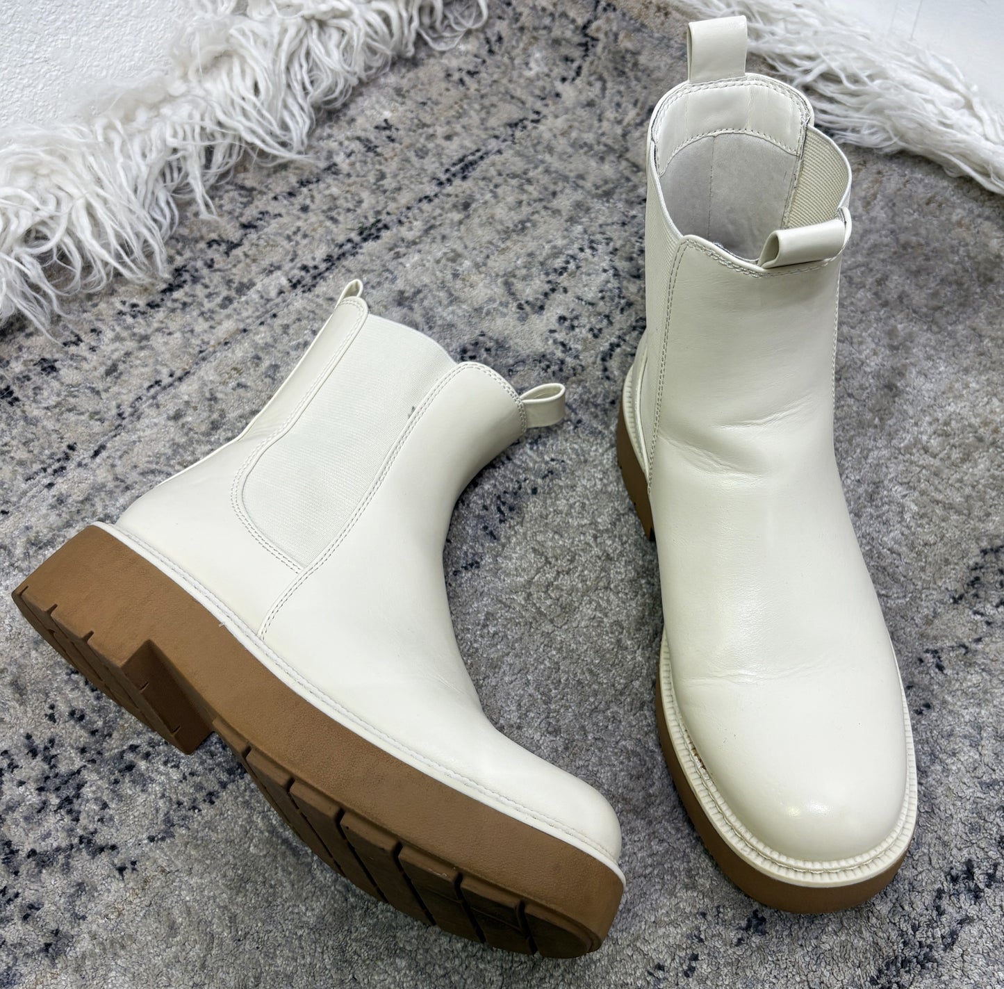A New Day Faux Leather Platform Boots