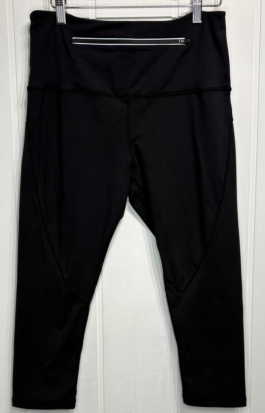Capri Leggings w/Front&Back Zipper