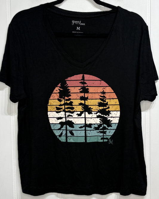 Grace & Lace Tree Graphics T-Shirt