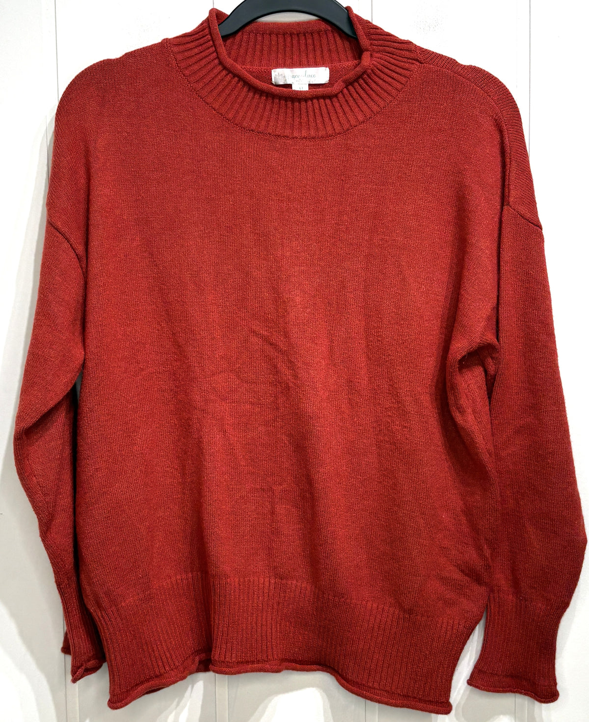 Grace & Lace Mock-neck Sweater
