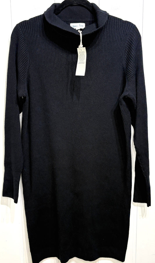 Grace&Lace Ribbed LS Sweater Dress