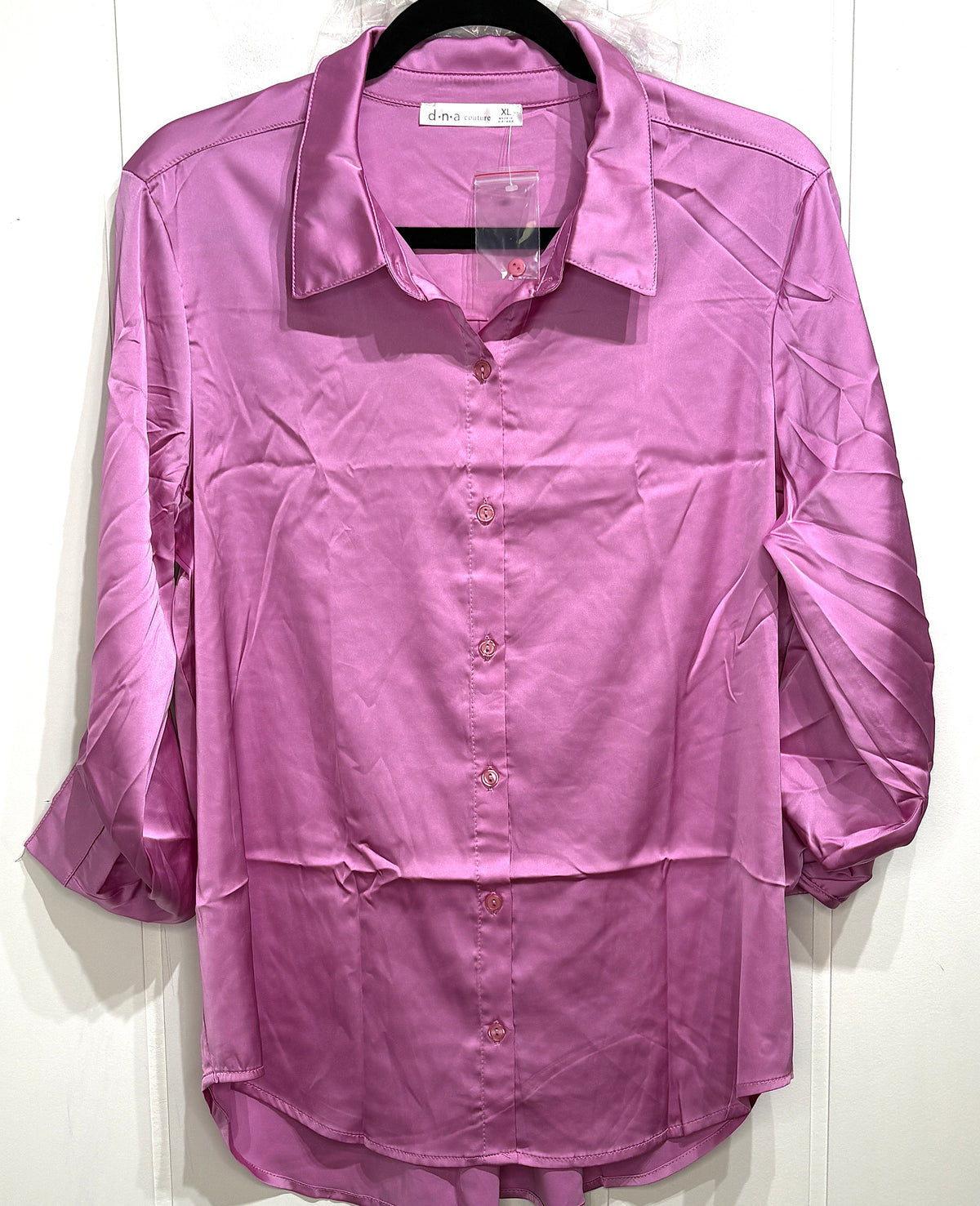 d.n.a Couture Button LS Blouse