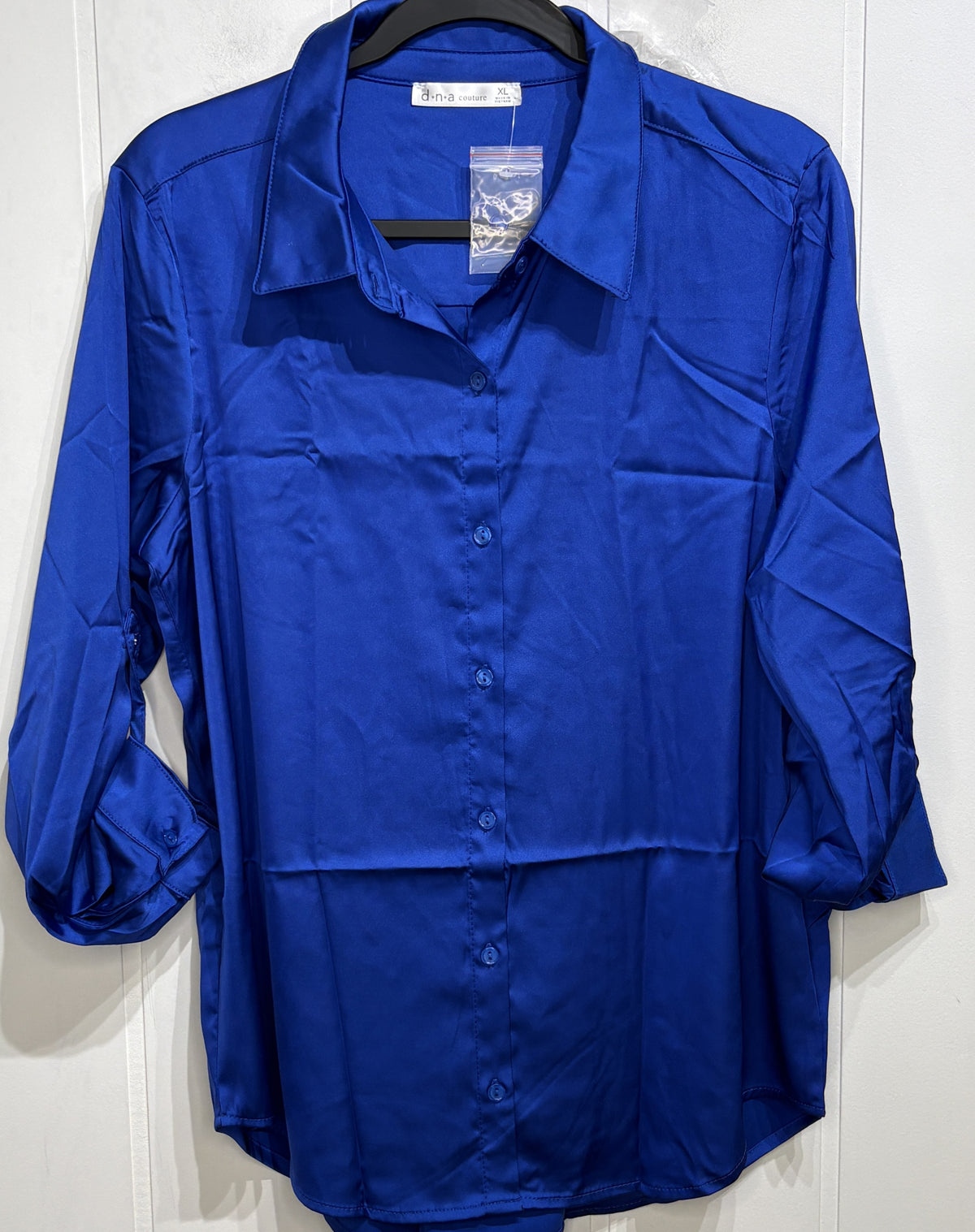 d.n.a Couture Button LS Blouse