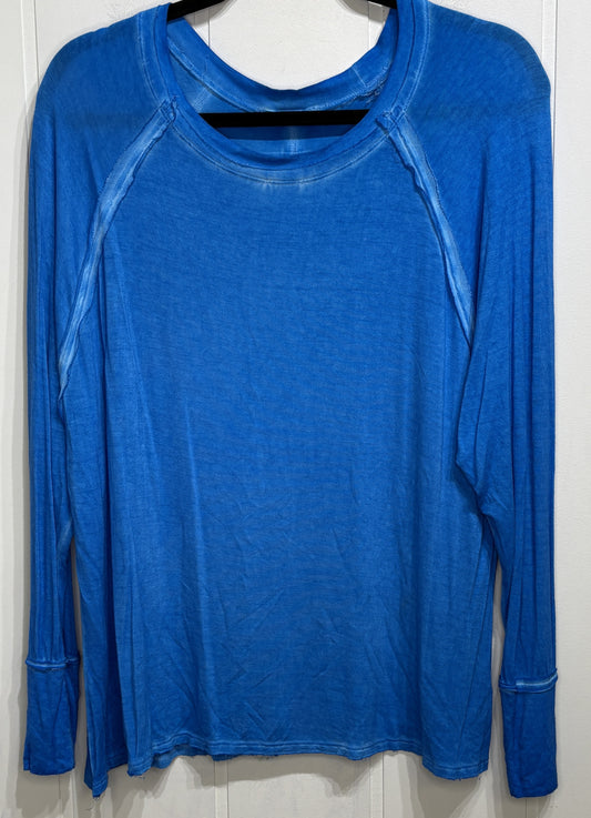 Zenana LS Inverted Seam T-Shirt