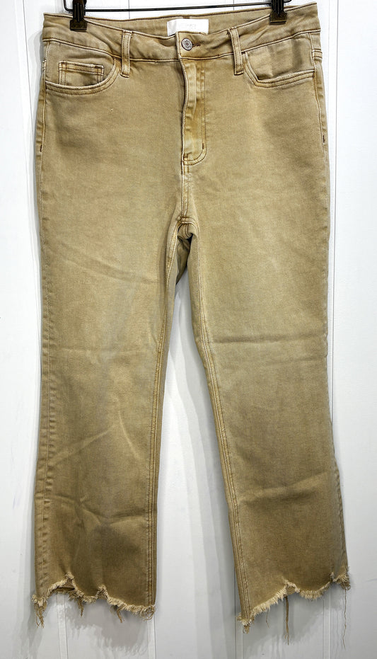 Vervet Fray Ankle Crop Jeans