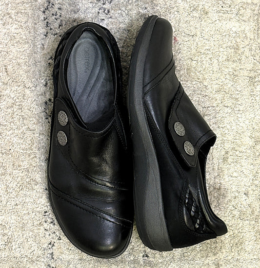 Aetrex Velcro Strap Loafers