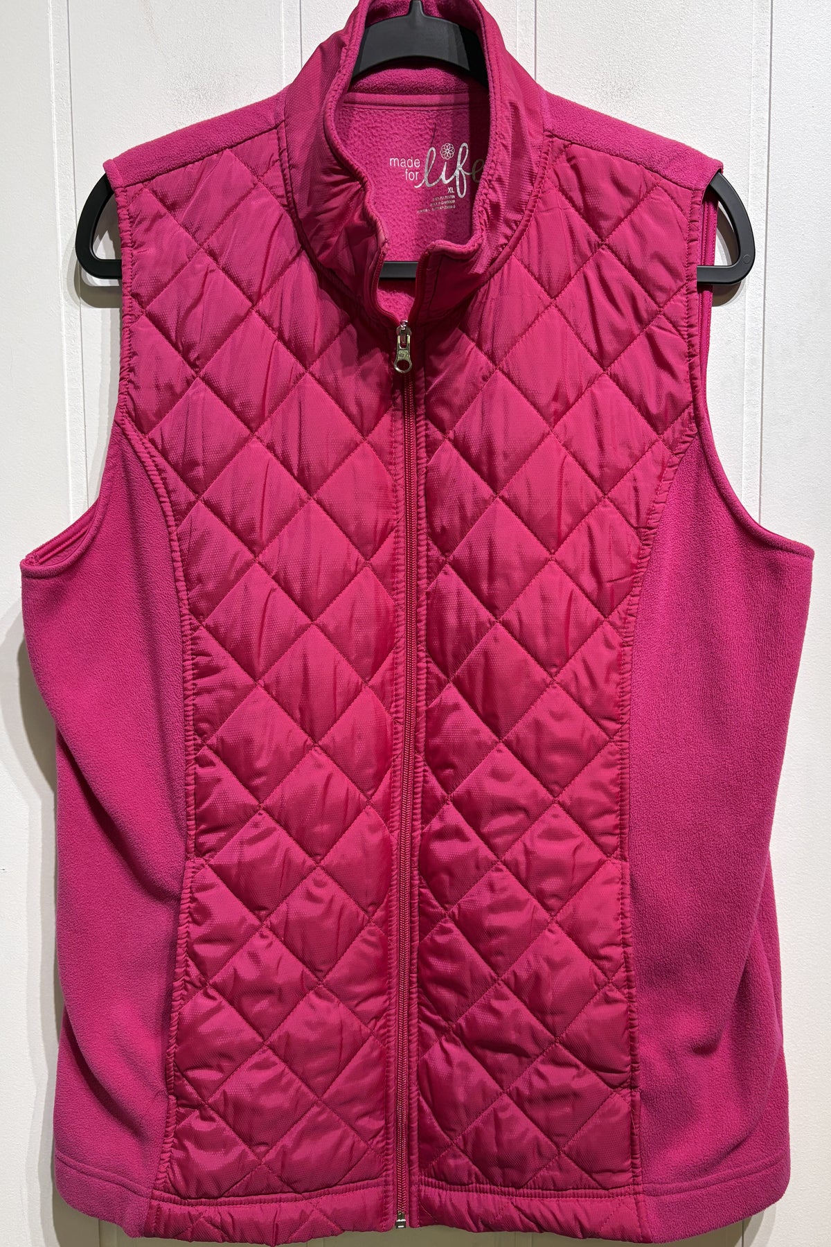Made For Life Quilted Zipper Vest