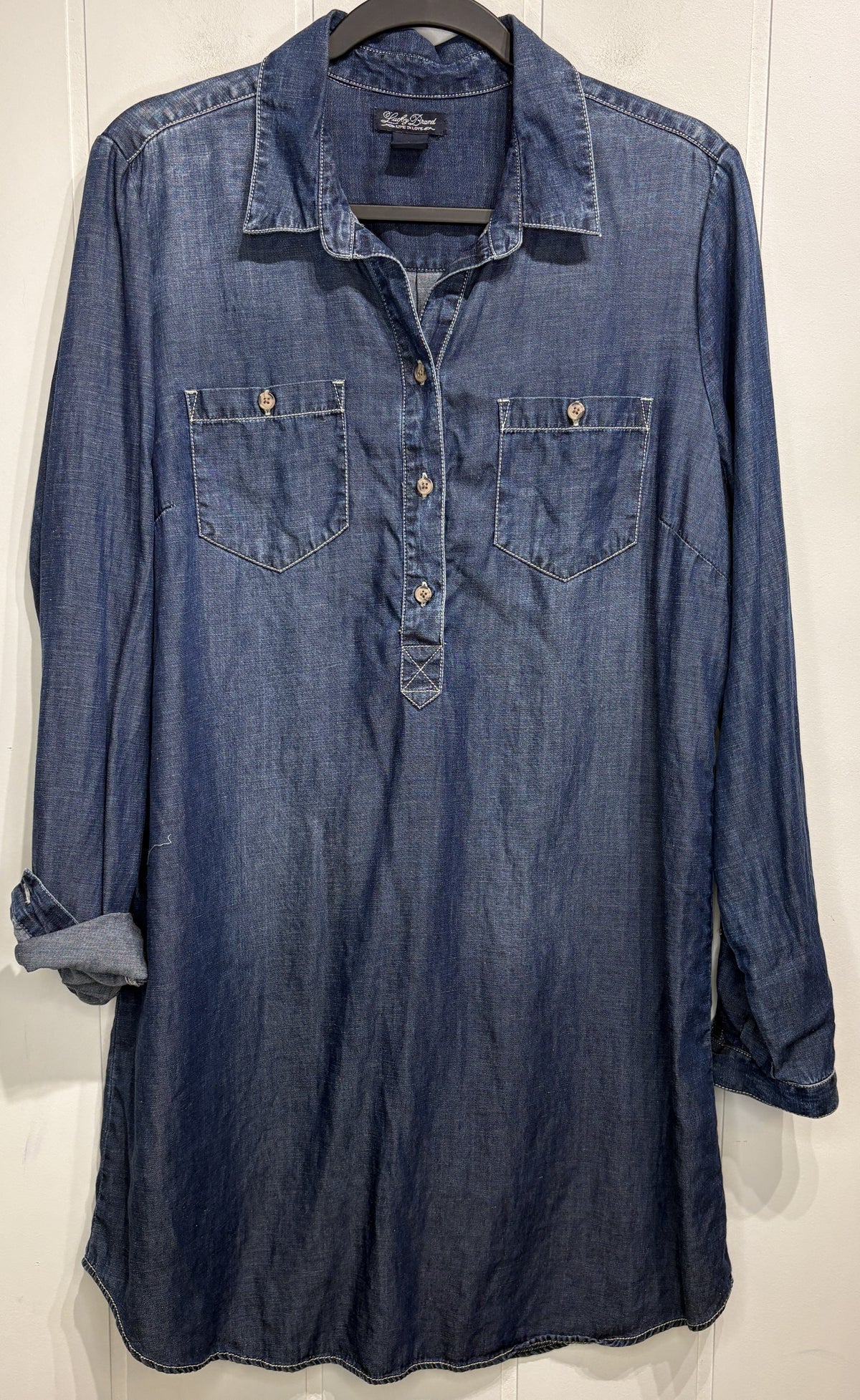 Lucky Brand Denim Shirt Dress