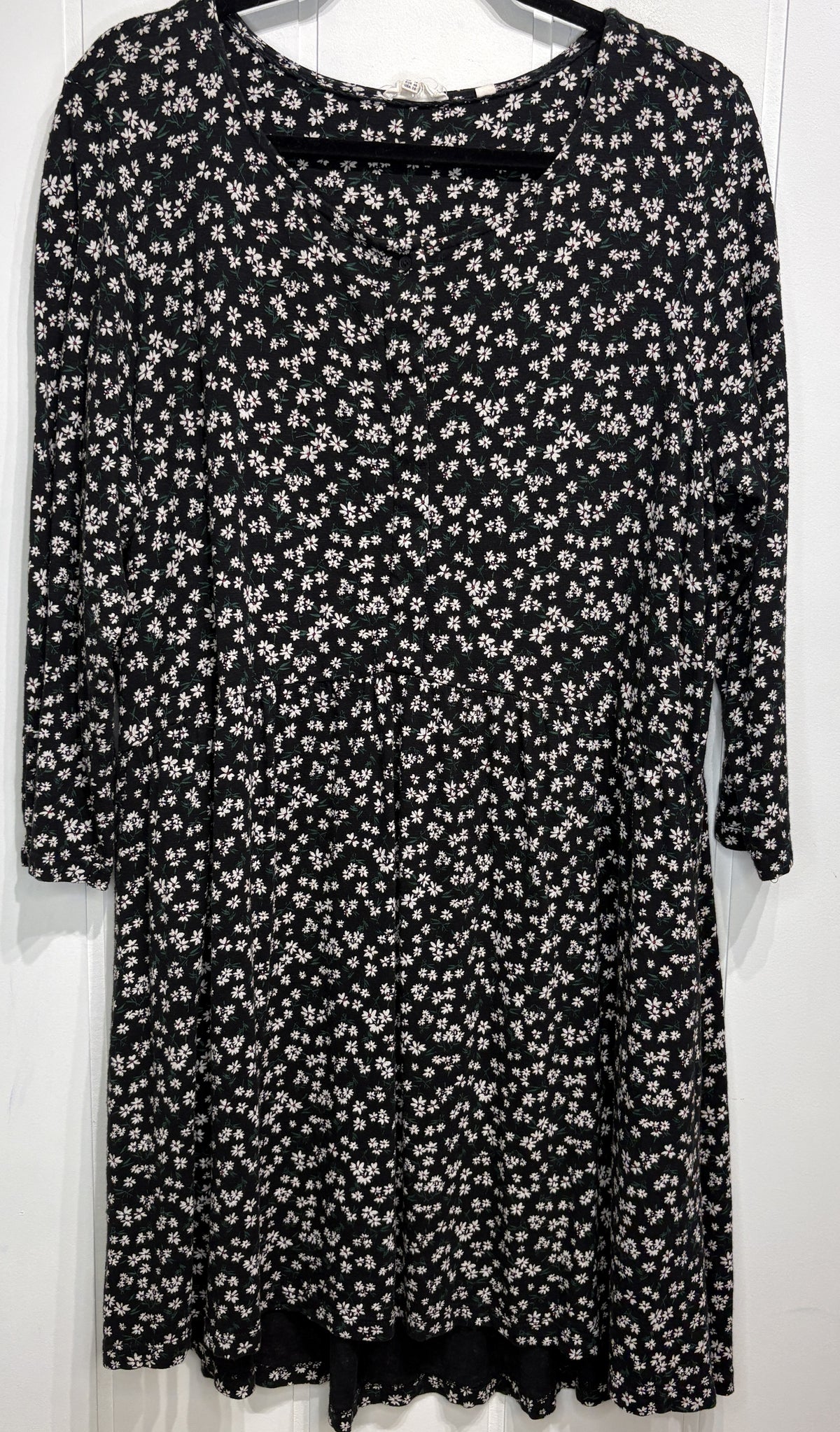 Fat Face Button Floral Print Dress