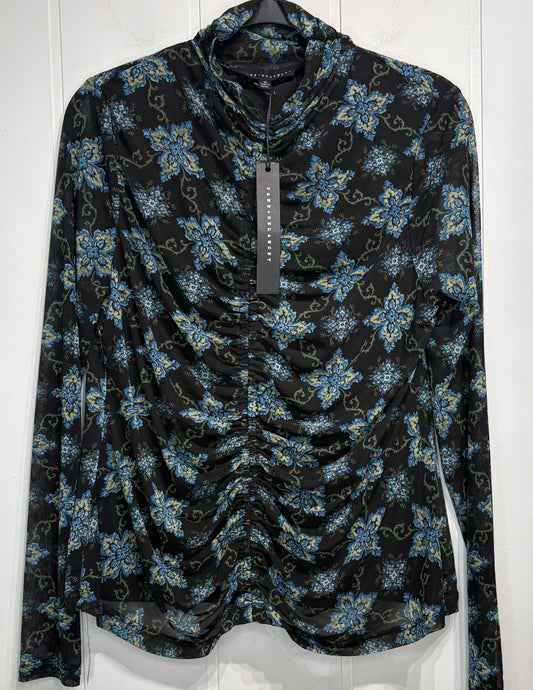 Jane+Delancey Layered Mesh Paisley Top