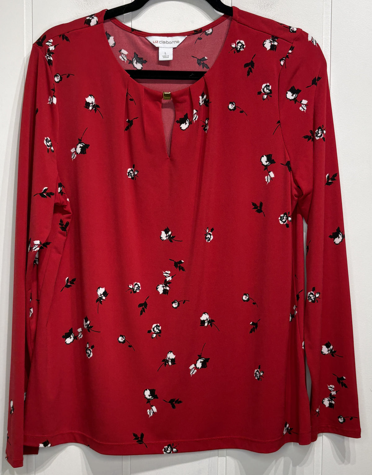 Liz Clainborne Flwr Print Blouse