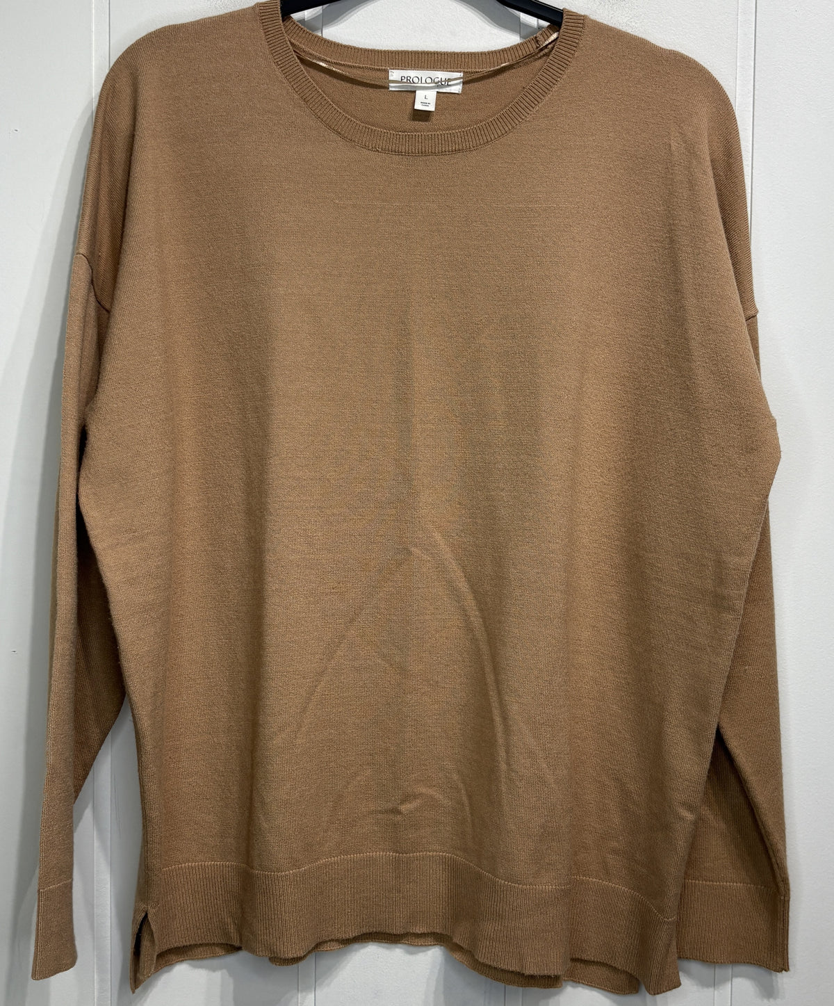 Prologue Tunic Sweater w/Ribbed Hem