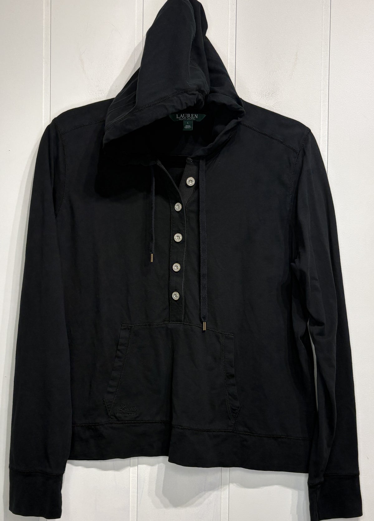 Ralph Lauren Hooded Pullover w/Buttons