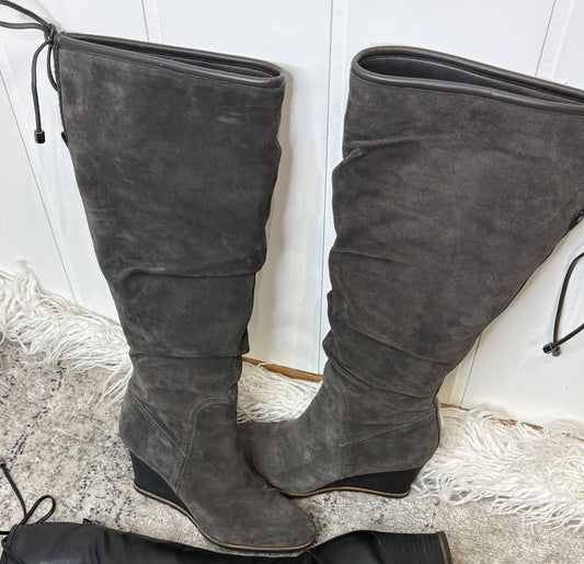 Franco Sarto Knee-high Wedge Booties