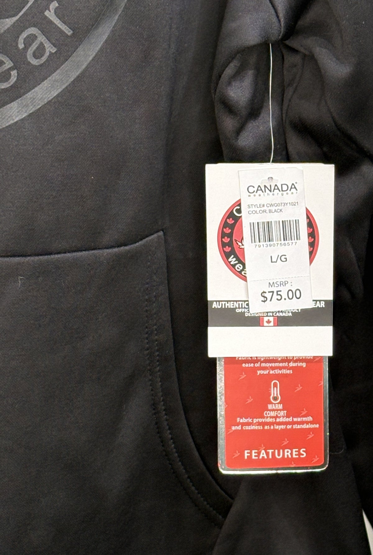 Canada Weather Pullover Hoodie