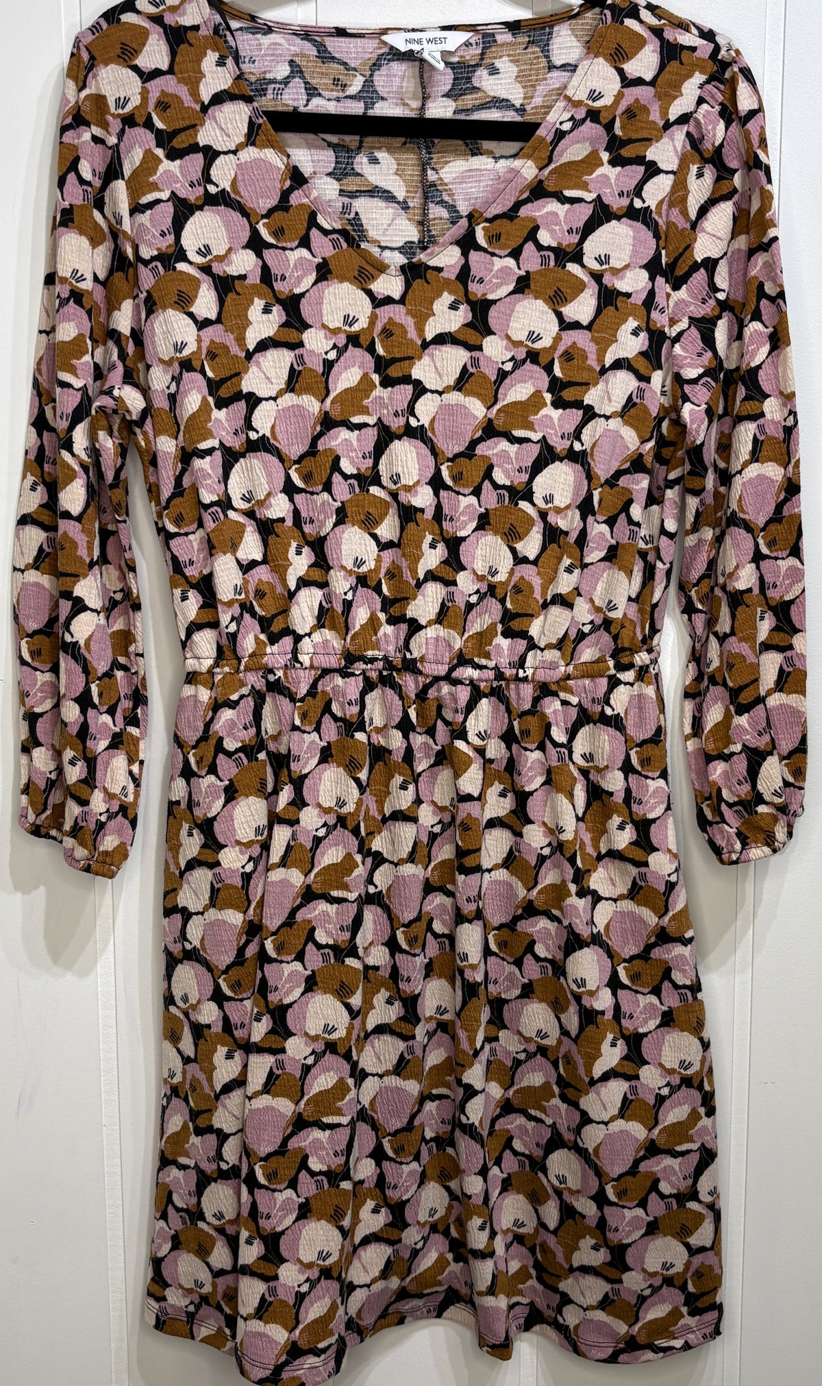 Nine West Floral Print Pocket Dress