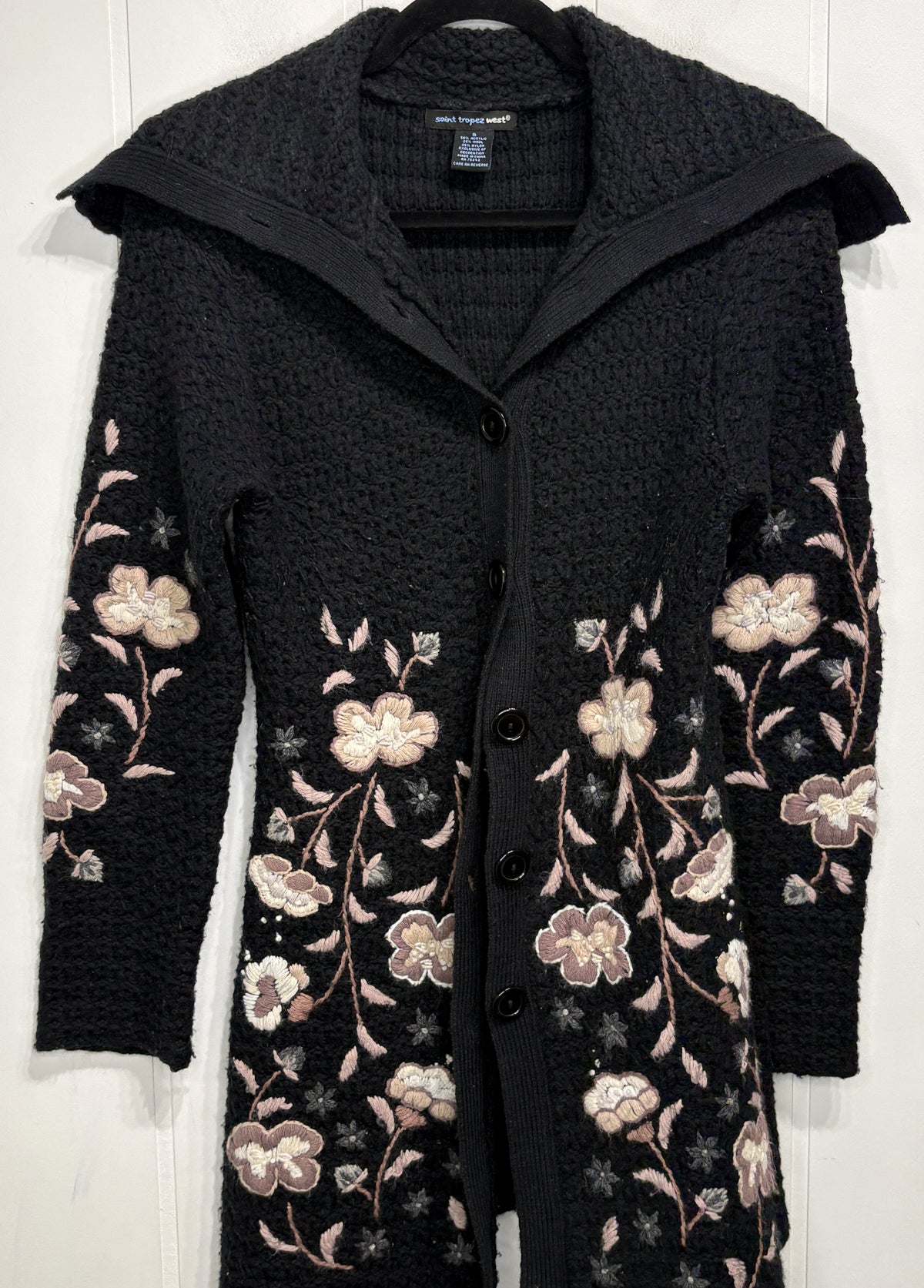 Saint Tropez West Wool Cardigan Coat