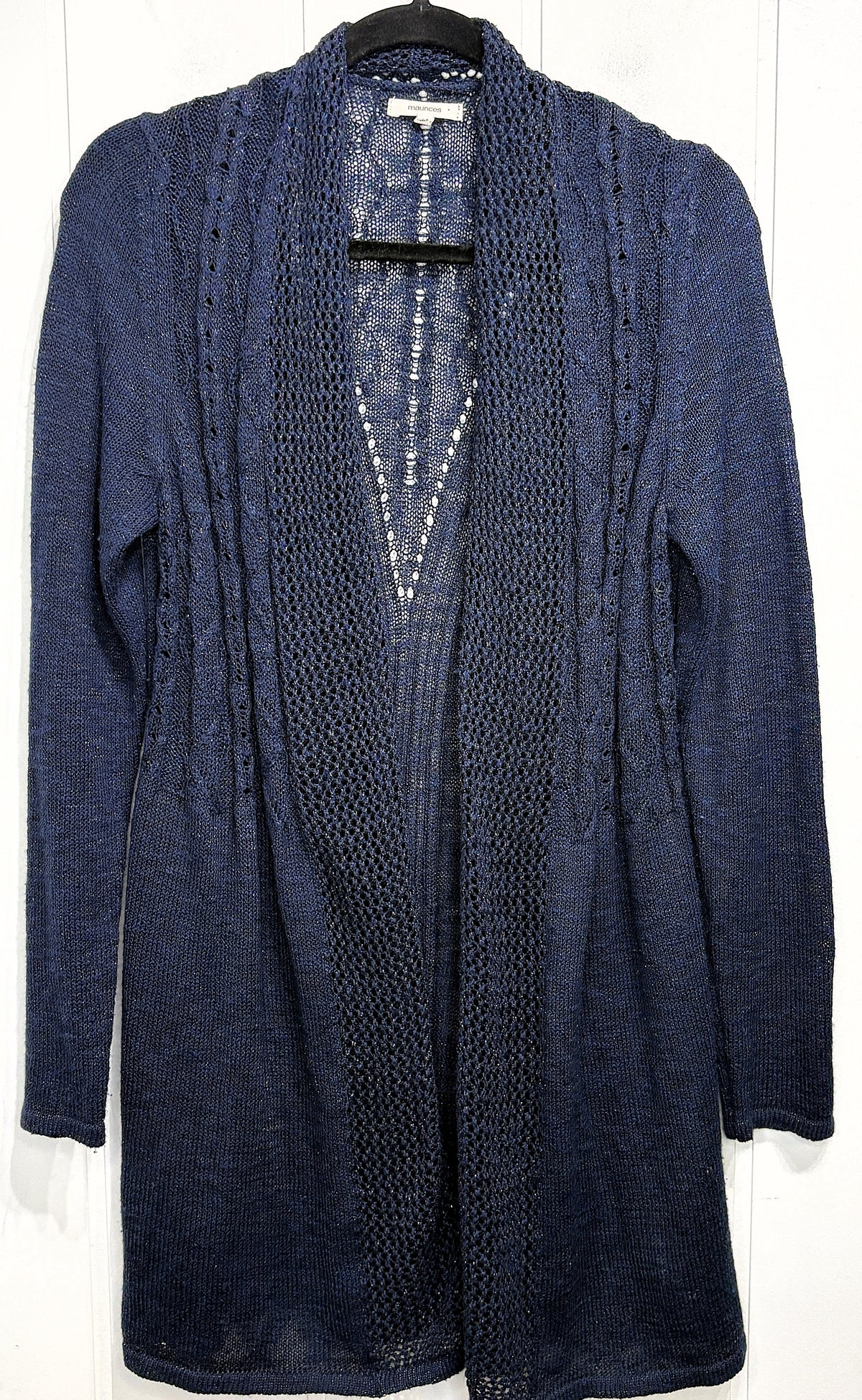 Maurices Sparkly Open Cardigan