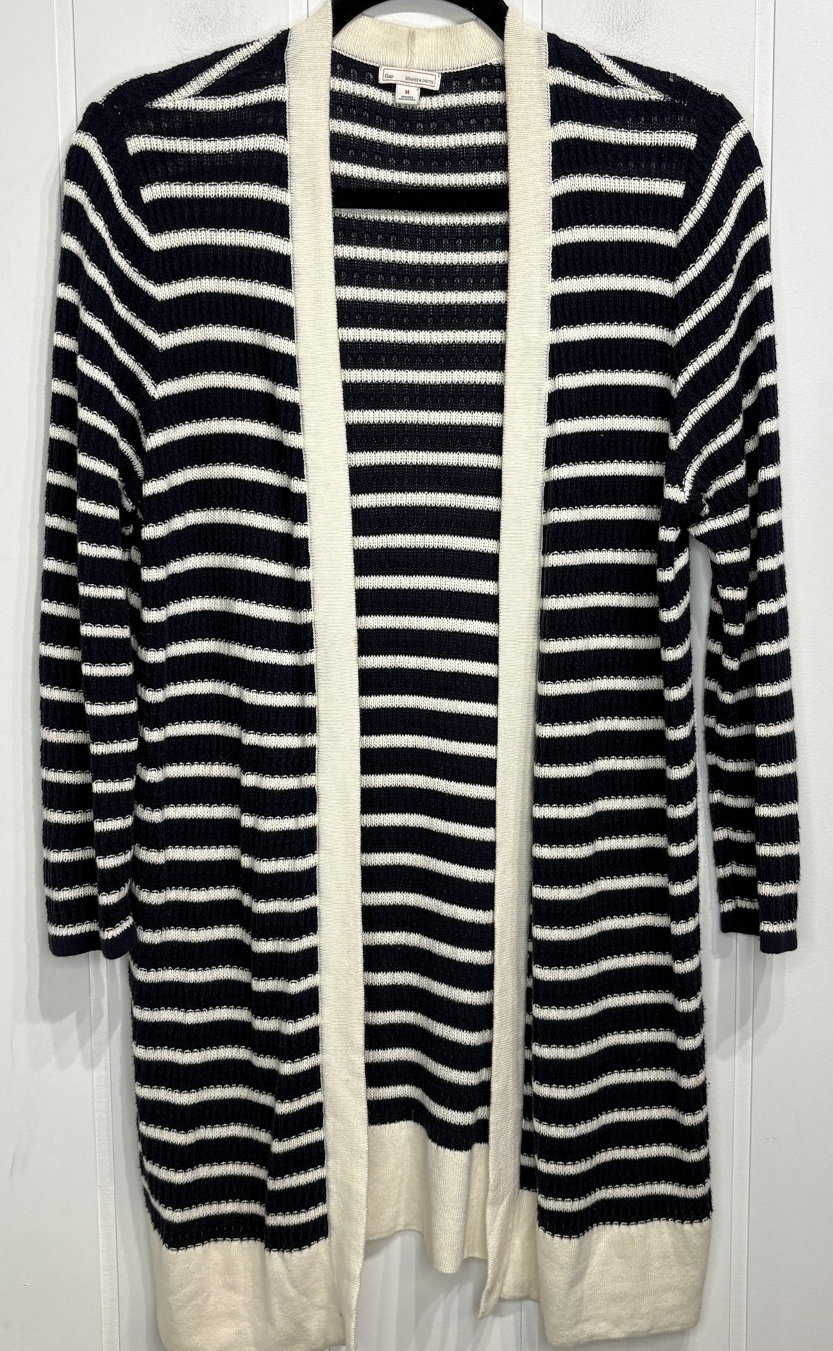 Gap Open Front Striped Cardigan