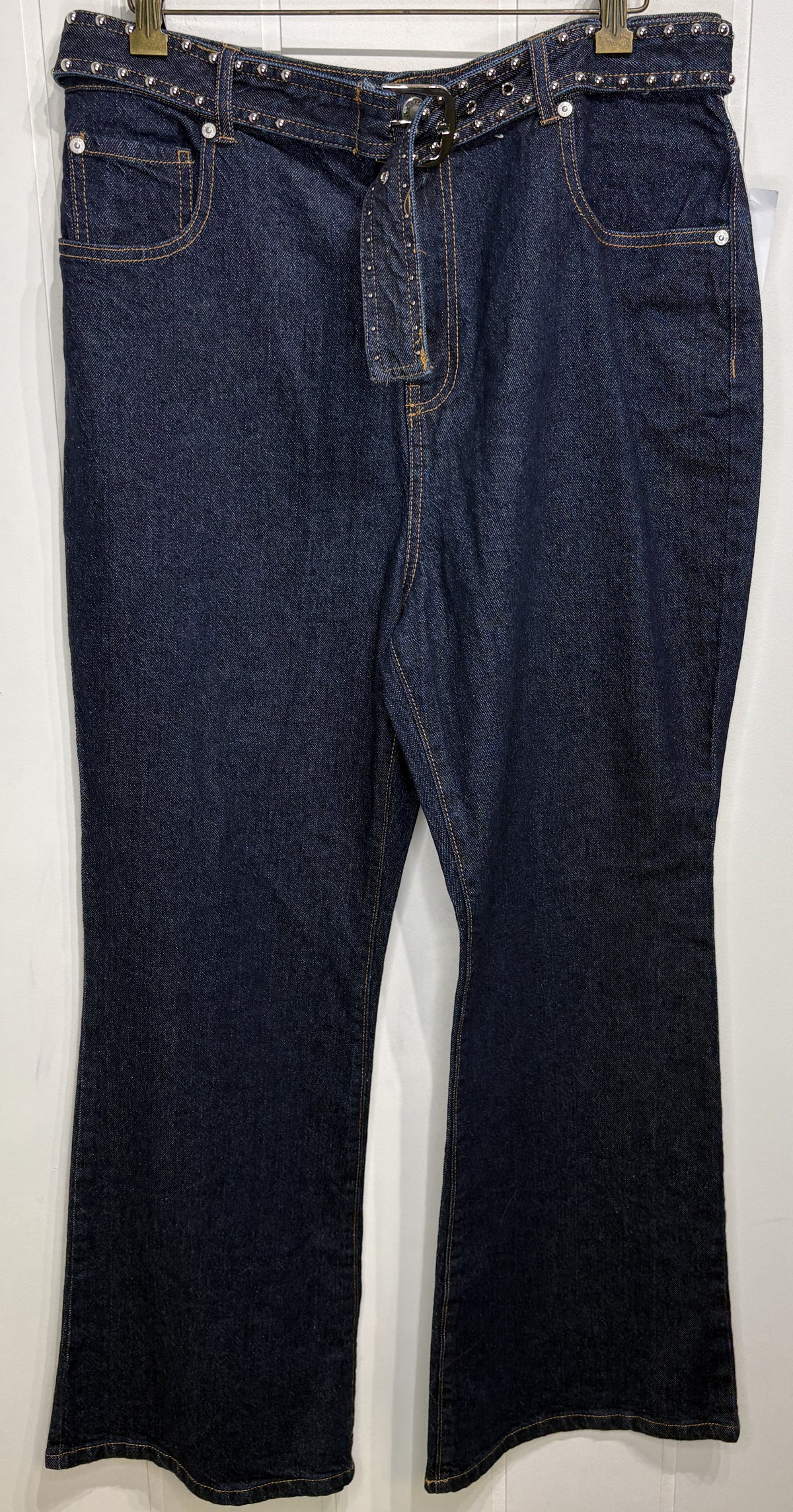 Avec Les Filles Flared Denim w/Belt