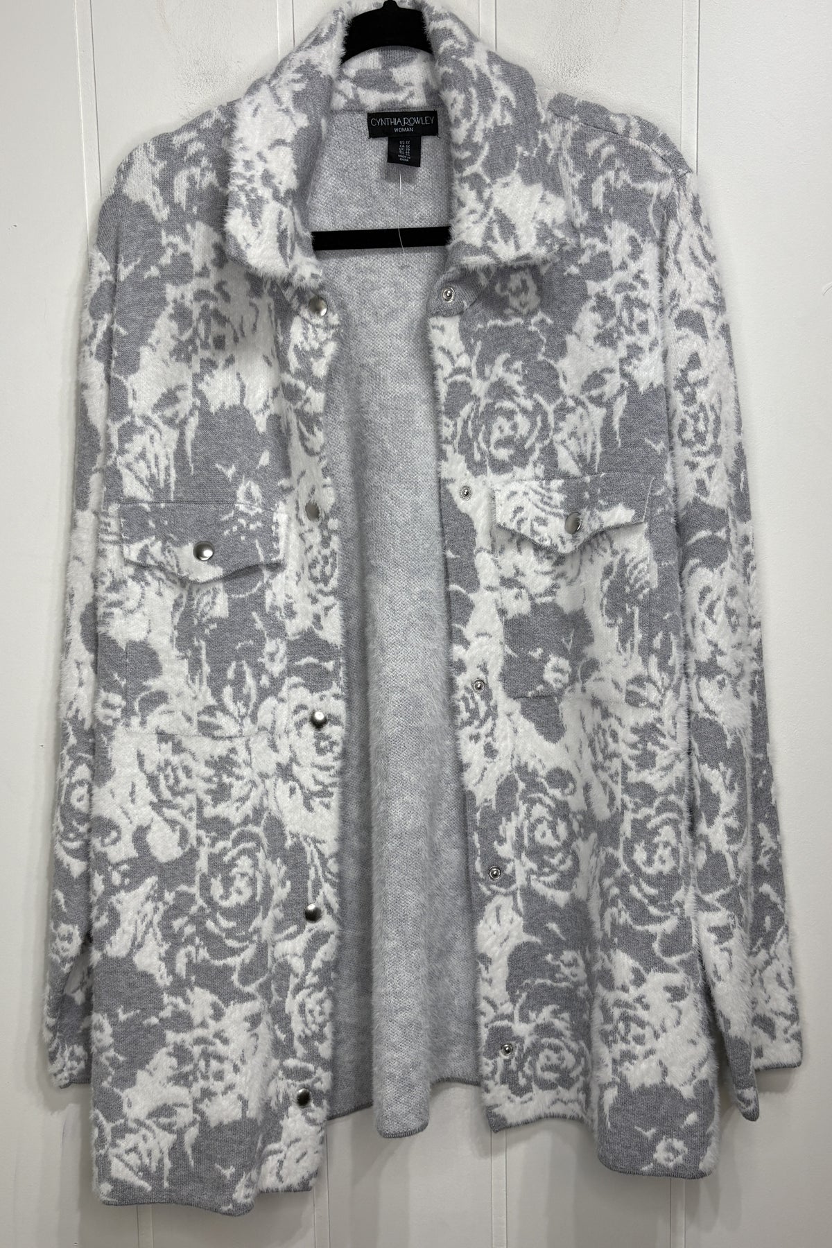 Cynthia Rowley Flwr Fuzzy Shacket