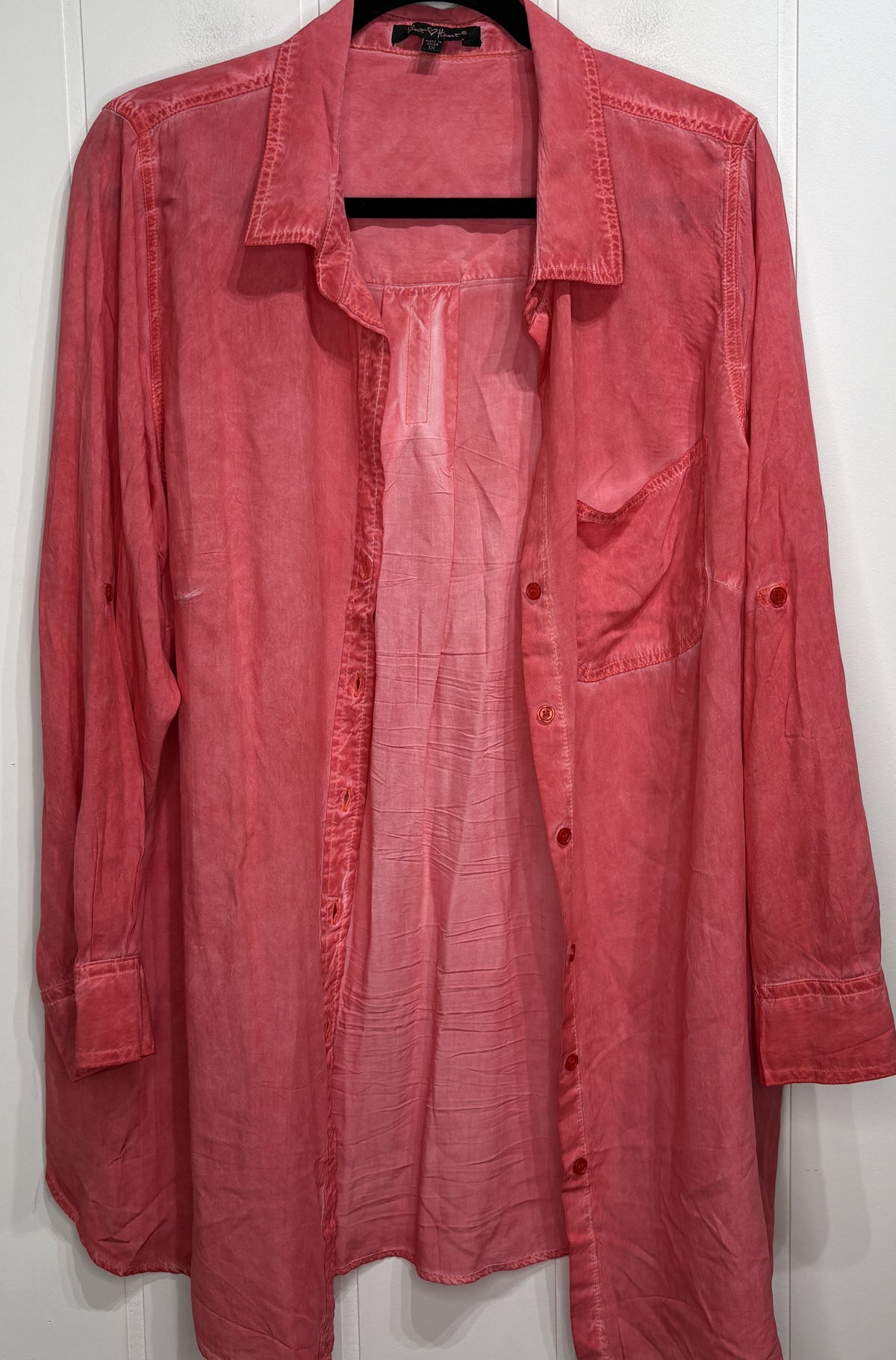 Velvet Heart Button-down Blouse