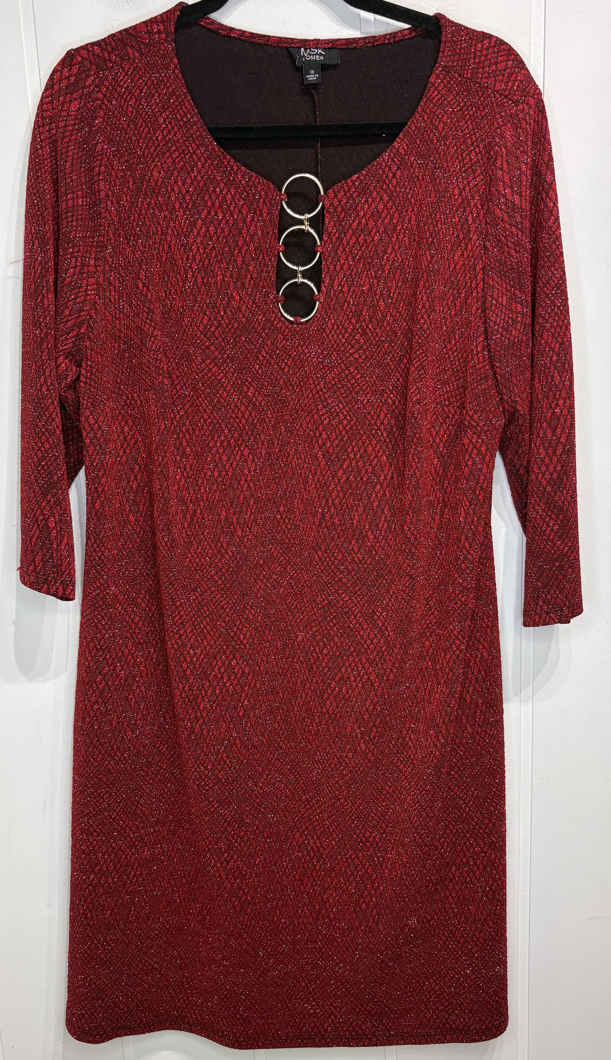 MSK 3-Ring Sparkly Holiday Dress
