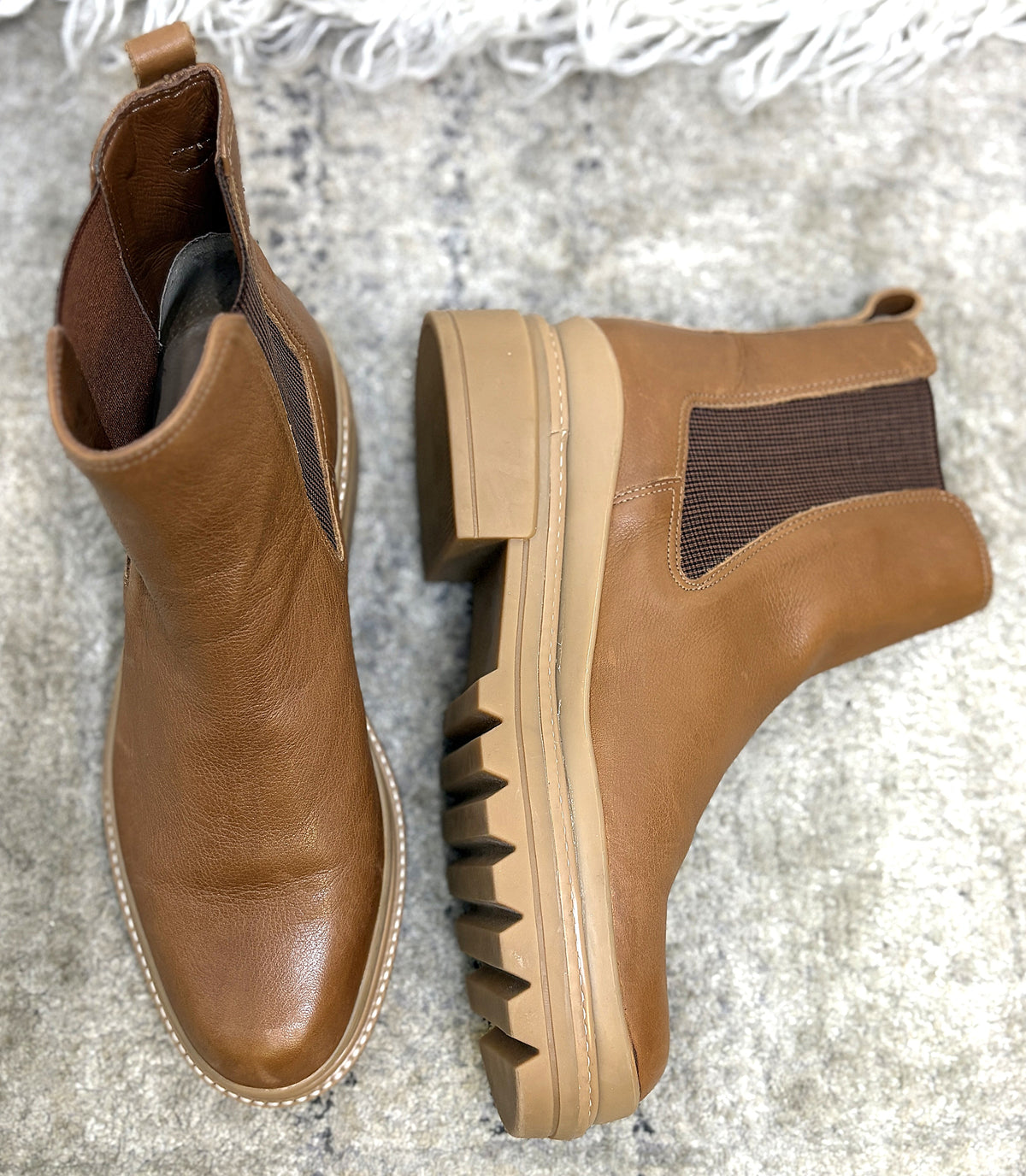 Bernardo Leather Platform Boots