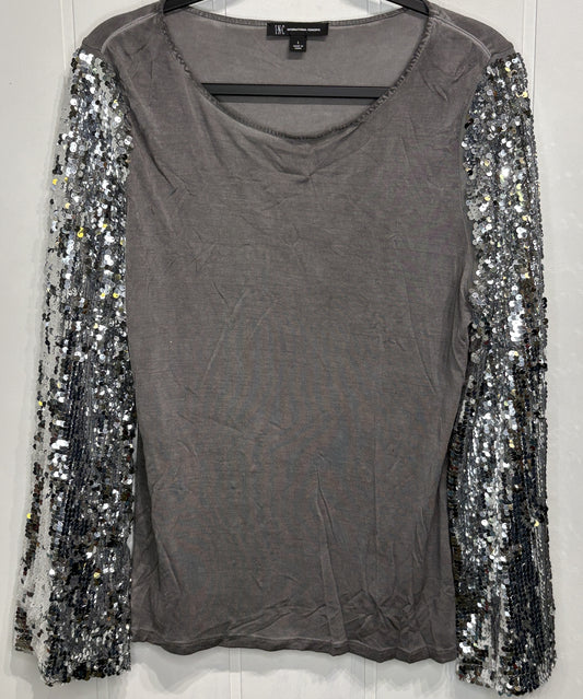 INC Sequin Bell Sleeve Top