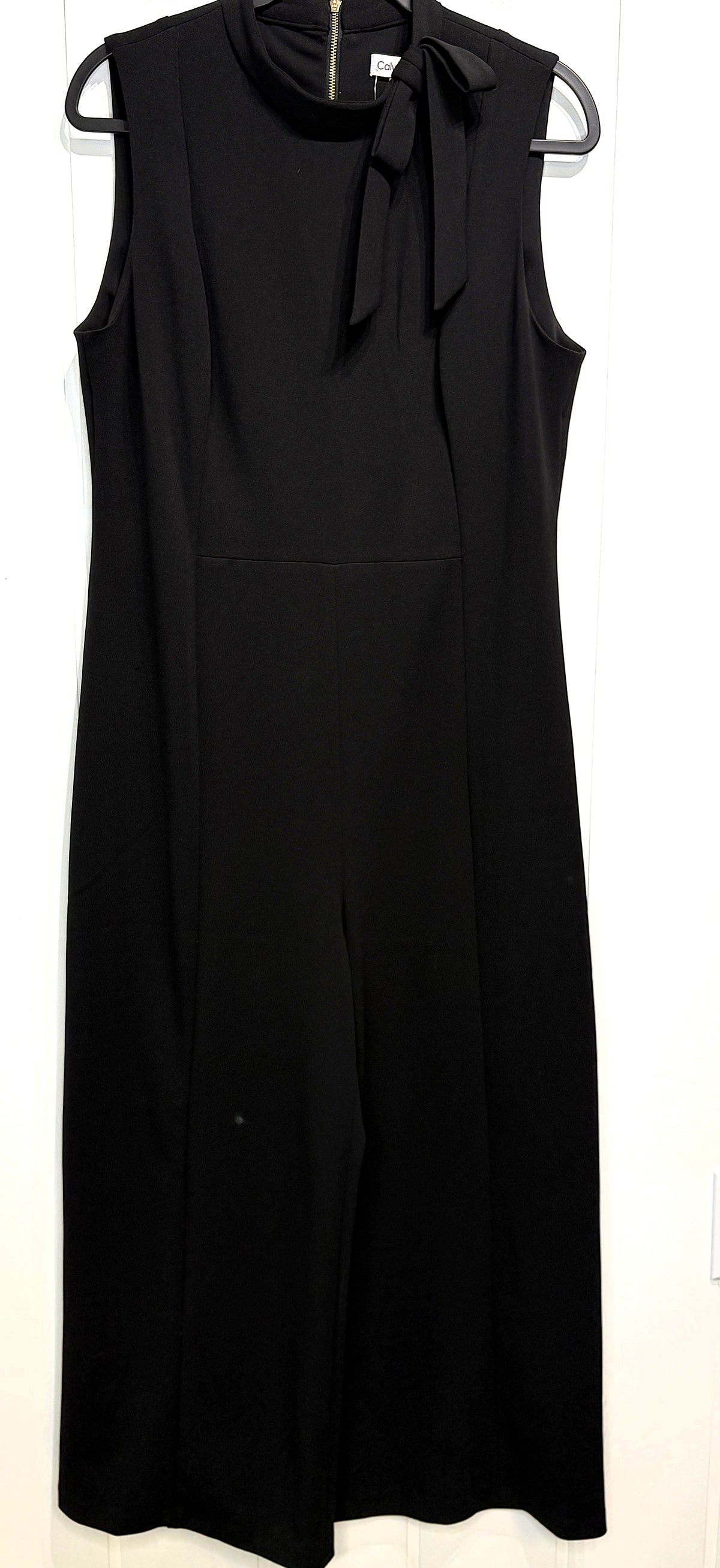Calvin Klein Jumpsuit w/Bow Neck