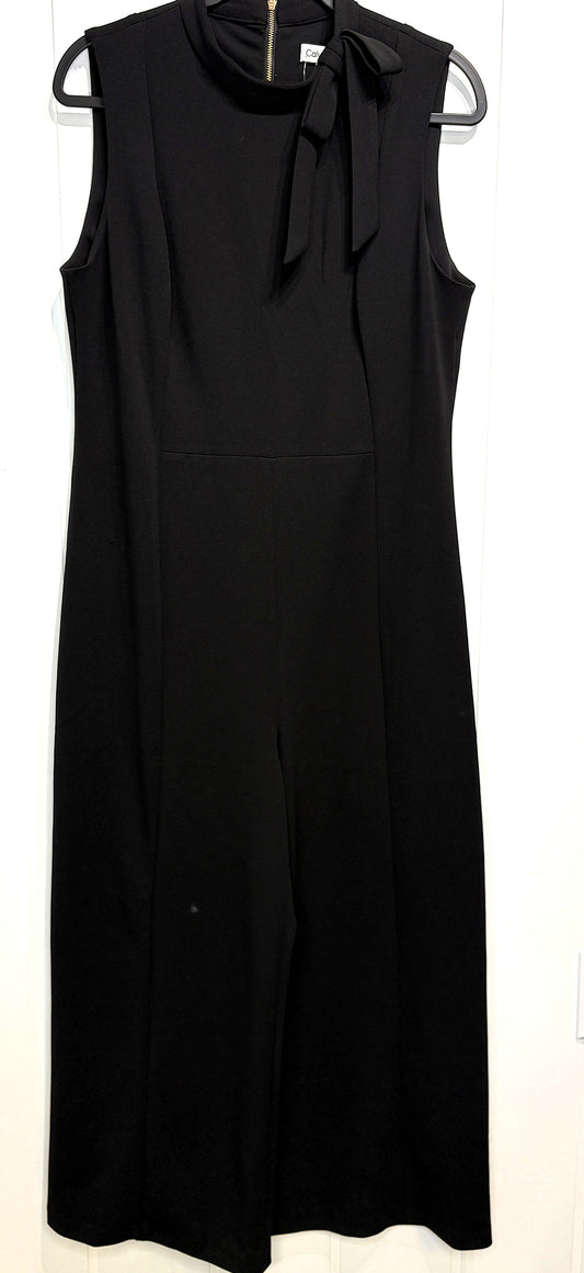 Calvin Klein Jumpsuit w/Bow Neck