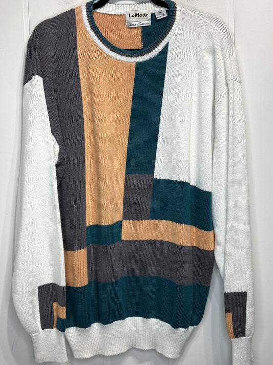Men's LaMode Vintage Colorblock Sweater