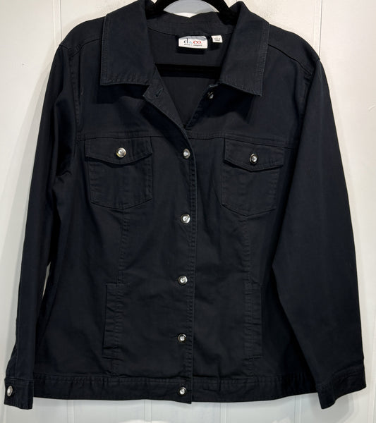 D&Co. Denim Jacket w/Jewel Buttons