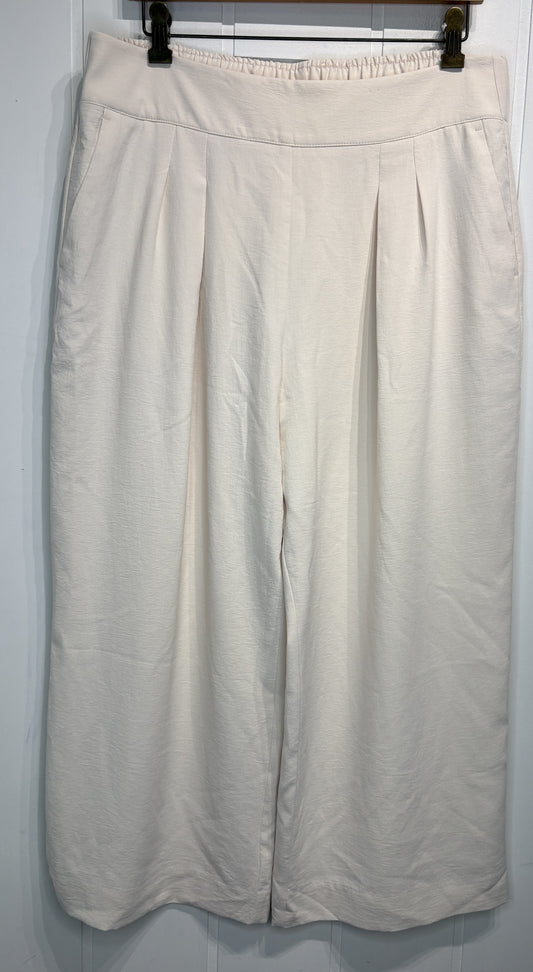 Nine West Silk Wide Leg Pants