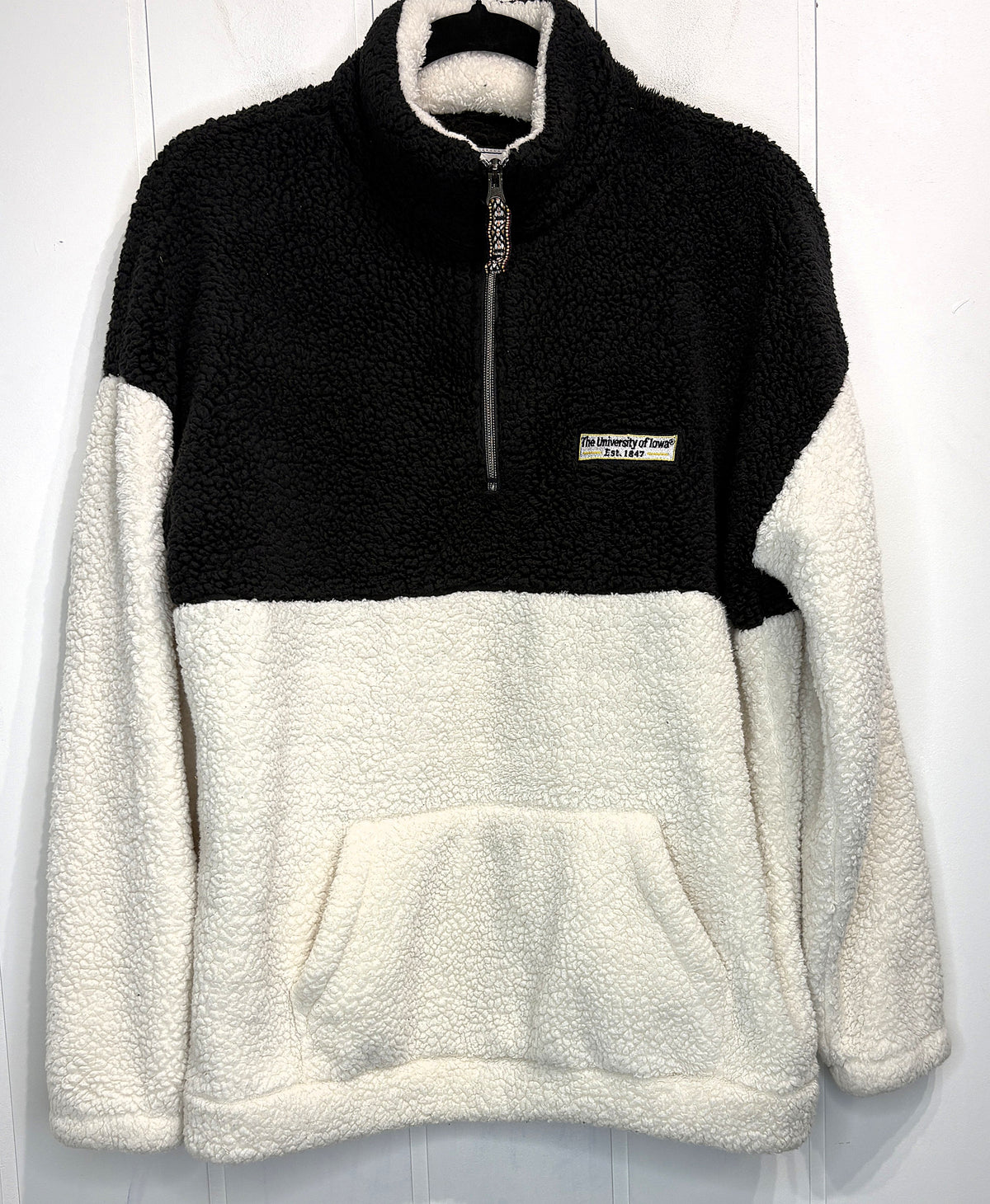 Iowa Hawkeyes Half Zip Pullover Sherpa