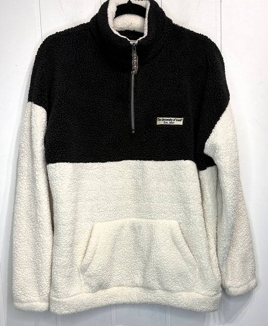 Iowa Hawkeyes Half Zip Pullover Sherpa