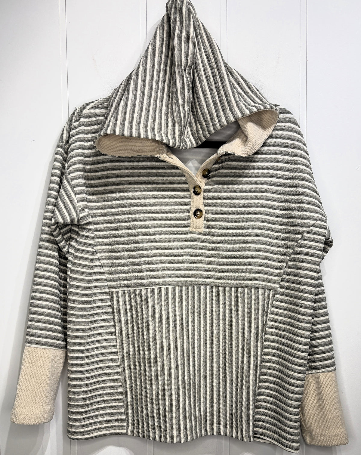 Staccato Striped Hooded Sweater