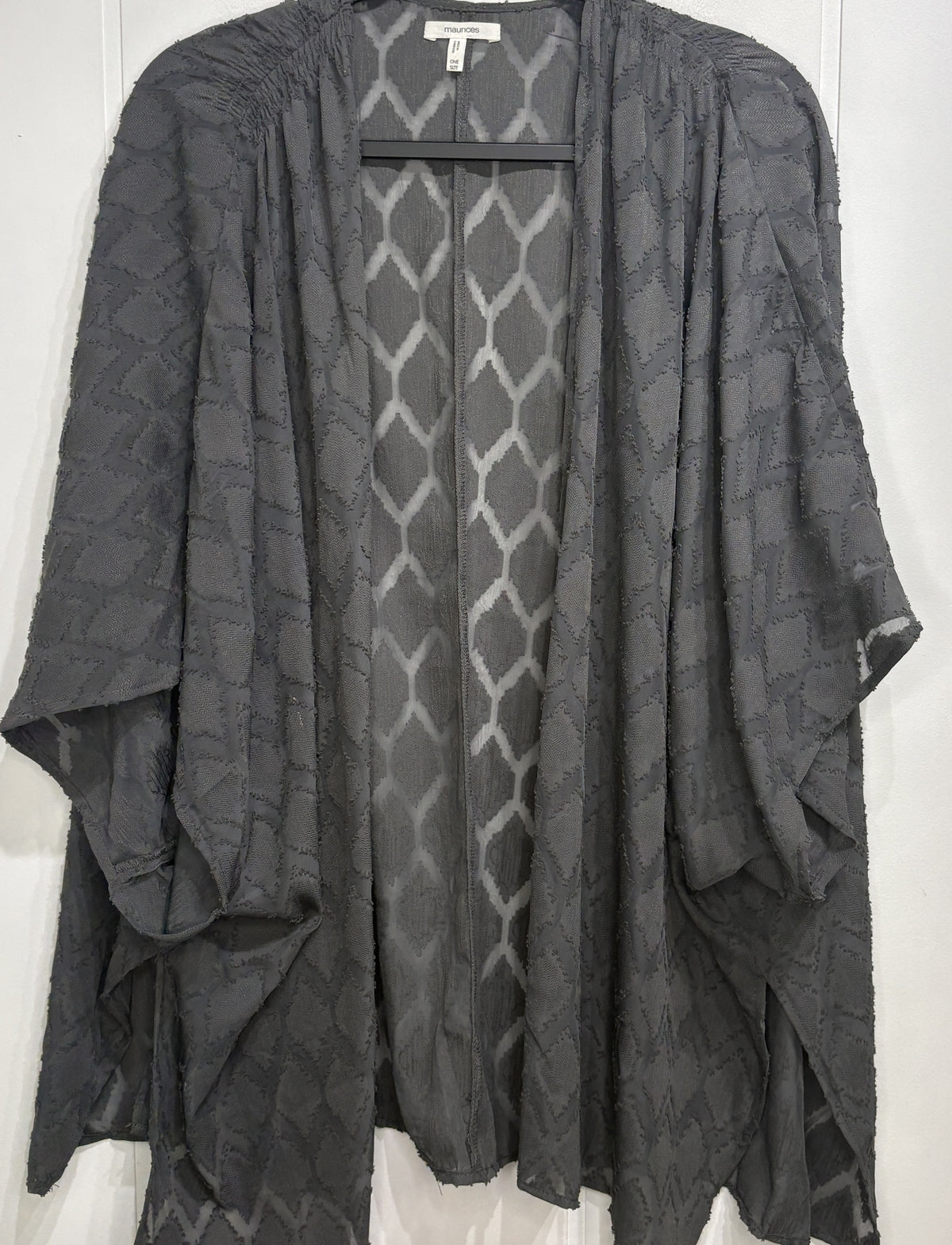 Maurices Diamond Textured Cardigan