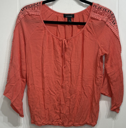 B.Design Embroidered Sleeve Blouse